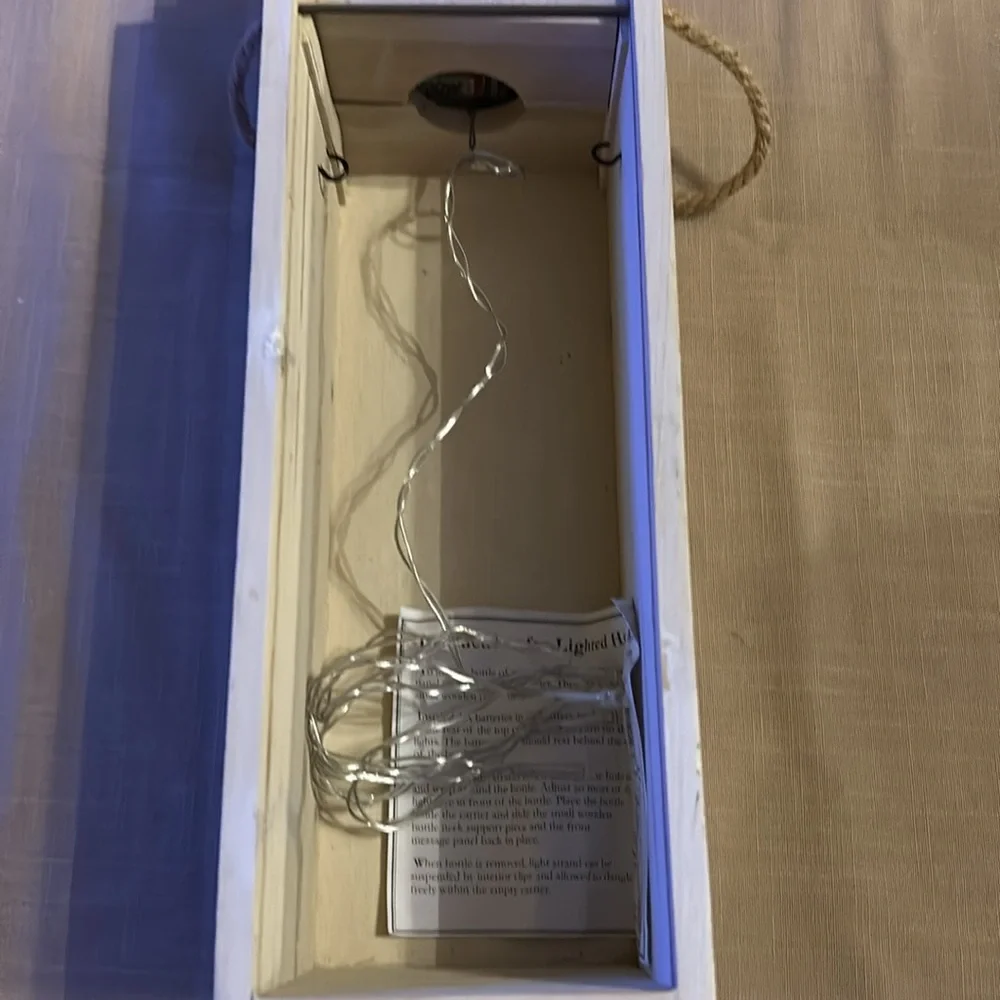 NWT Demdaco lantern/wine caddy